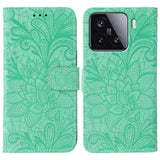 Lace Flower Embossing Flip Leather Phone Case, For Xiaomi Poco X7 Pro, For Xiaomi 15 Pro, For Xiaomi 15, For Xiaomi 14T Pro, For Xiaomi 14T, For Xiaomi Poco C61 4G Global, For Xiaomi 14 Ultra, For Xiaomi 13T / 13T Pro
