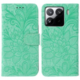 Lace Flower Embossing Flip Leather Phone Case, For Xiaomi Poco X7 Pro, For Xiaomi 15 Pro, For Xiaomi 15, For Xiaomi 14T Pro, For Xiaomi 14T, For Xiaomi Poco C61 4G Global, For Xiaomi 14 Ultra, For Xiaomi 13T / 13T Pro