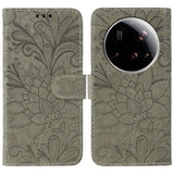 Lace Flower Embossing Flip Leather Phone Case, For Xiaomi 17 Pro, For Xiaomi 17, For Xiaomi 15T Pro 5G, For Xiaomi 15T 5G, For Xiaomi Poco F7 Ultra / Redmi K80 Pro, For Xiaomi Poco F7 Pro / Redmi K80, For Xiaomi Poco C75 4G / Poco M7, For Xiaomi 15 Ultra