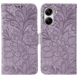 Lace Flower Embossing Flip Leather Phone Case, For Xiaomi Poco X7 Pro, For Xiaomi 15 Pro, For Xiaomi 15, For Xiaomi 14T Pro, For Xiaomi 14T, For Xiaomi Poco C61 4G Global, For Xiaomi 14 Ultra, For Xiaomi 13T / 13T Pro