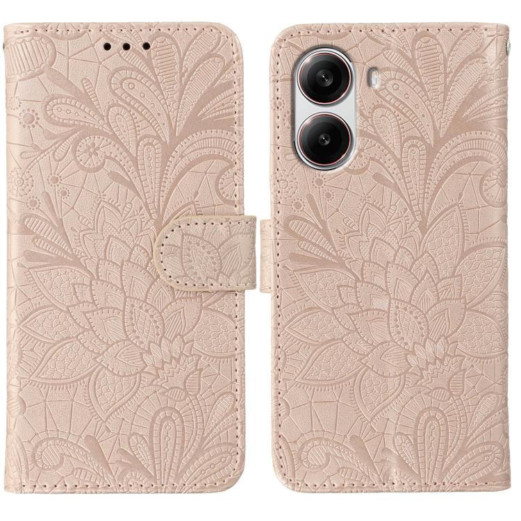 Lace Flower Embossing Flip Leather Phone Case, For Xiaomi Poco X7 Pro, For Xiaomi 15 Pro, For Xiaomi 15, For Xiaomi 14T Pro, For Xiaomi 14T, For Xiaomi Poco C61 4G Global, For Xiaomi 14 Ultra, For Xiaomi 13T / 13T Pro