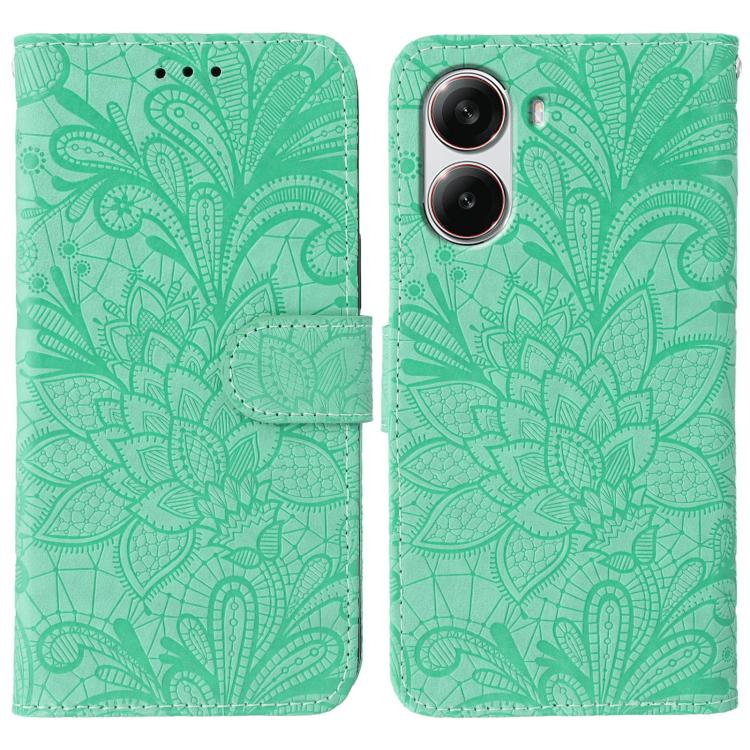 Lace Flower Embossing Flip Leather Phone Case, For Xiaomi Poco X7 Pro, For Xiaomi 15 Pro, For Xiaomi 15, For Xiaomi 14T Pro, For Xiaomi 14T, For Xiaomi Poco C61 4G Global, For Xiaomi 14 Ultra, For Xiaomi 13T / 13T Pro