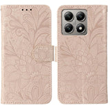 Lace Flower Embossing Flip Leather Phone Case, For Xiaomi Poco X7 Pro, For Xiaomi 15 Pro, For Xiaomi 15, For Xiaomi 14T Pro, For Xiaomi 14T, For Xiaomi Poco C61 4G Global, For Xiaomi 14 Ultra, For Xiaomi 13T / 13T Pro