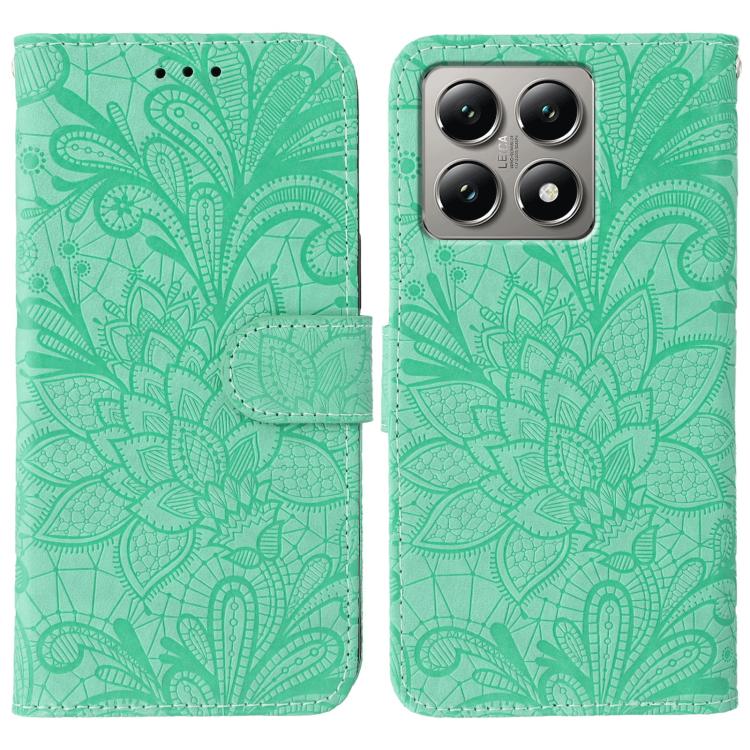 Lace Flower Embossing Flip Leather Phone Case, For Xiaomi Poco X7 Pro, For Xiaomi 15 Pro, For Xiaomi 15, For Xiaomi 14T Pro, For Xiaomi 14T, For Xiaomi Poco C61 4G Global, For Xiaomi 14 Ultra, For Xiaomi 13T / 13T Pro