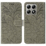 Lace Flower Embossing Flip Leather Phone Case, For Xiaomi Poco X7 Pro, For Xiaomi 15 Pro, For Xiaomi 15, For Xiaomi 14T Pro, For Xiaomi 14T, For Xiaomi Poco C61 4G Global, For Xiaomi 14 Ultra, For Xiaomi 13T / 13T Pro