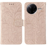 Lace Flower Embossing Flip Leather Phone Case, For Xiaomi 17 Pro, For Xiaomi 17, For Xiaomi 15T Pro 5G, For Xiaomi 15T 5G, For Xiaomi Poco F7 Ultra / Redmi K80 Pro, For Xiaomi Poco F7 Pro / Redmi K80, For Xiaomi Poco C75 4G / Poco M7, For Xiaomi 15 Ultra