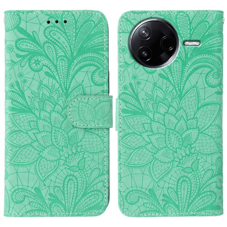 Lace Flower Embossing Flip Leather Phone Case, For Xiaomi 17 Pro, For Xiaomi 17, For Xiaomi 15T Pro 5G, For Xiaomi 15T 5G, For Xiaomi Poco F7 Ultra / Redmi K80 Pro, For Xiaomi Poco F7 Pro / Redmi K80, For Xiaomi Poco C75 4G / Poco M7, For Xiaomi 15 Ultra