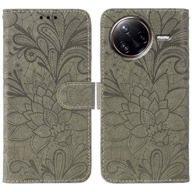 Lace Flower Embossing Flip Leather Phone Case, For Xiaomi 17 Pro, For Xiaomi 17, For Xiaomi 15T Pro 5G, For Xiaomi 15T 5G, For Xiaomi Poco F7 Ultra / Redmi K80 Pro, For Xiaomi Poco F7 Pro / Redmi K80, For Xiaomi Poco C75 4G / Poco M7, For Xiaomi 15 Ultra