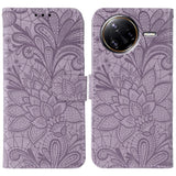 Lace Flower Embossing Flip Leather Phone Case, For Xiaomi 17 Pro, For Xiaomi 17, For Xiaomi 15T Pro 5G, For Xiaomi 15T 5G, For Xiaomi Poco F7 Ultra / Redmi K80 Pro, For Xiaomi Poco F7 Pro / Redmi K80, For Xiaomi Poco C75 4G / Poco M7, For Xiaomi 15 Ultra