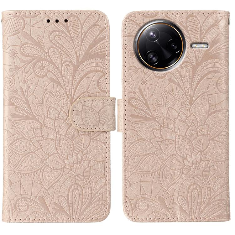Lace Flower Embossing Flip Leather Phone Case, For Xiaomi 17 Pro, For Xiaomi 17, For Xiaomi 15T Pro 5G, For Xiaomi 15T 5G, For Xiaomi Poco F7 Ultra / Redmi K80 Pro, For Xiaomi Poco F7 Pro / Redmi K80, For Xiaomi Poco C75 4G / Poco M7, For Xiaomi 15 Ultra