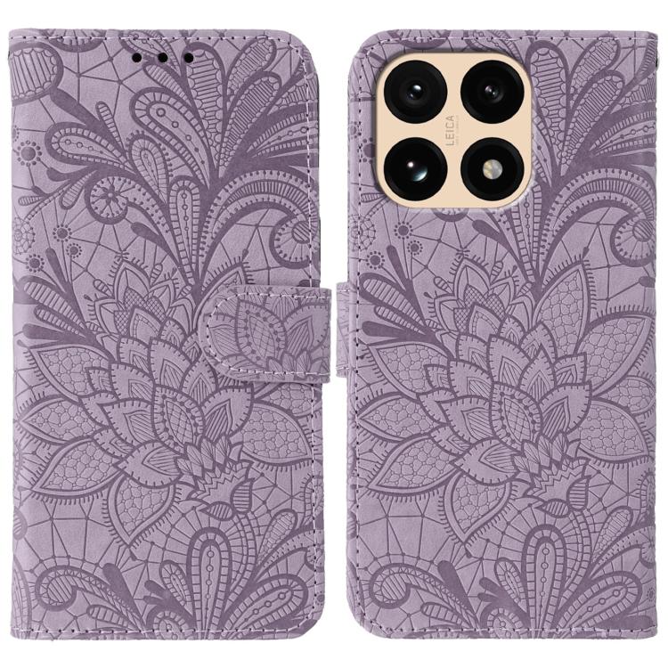 Lace Flower Embossing Flip Leather Phone Case, For Xiaomi 17 Pro, For Xiaomi 17, For Xiaomi 15T Pro 5G, For Xiaomi 15T 5G, For Xiaomi Poco F7 Ultra / Redmi K80 Pro, For Xiaomi Poco F7 Pro / Redmi K80, For Xiaomi Poco C75 4G / Poco M7, For Xiaomi 15 Ultra