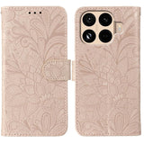 Lace Flower Embossing Flip Leather Phone Case, For Xiaomi 17 Pro, For Xiaomi 17, For Xiaomi 15T Pro 5G, For Xiaomi 15T 5G, For Xiaomi Poco F7 Ultra / Redmi K80 Pro, For Xiaomi Poco F7 Pro / Redmi K80, For Xiaomi Poco C75 4G / Poco M7, For Xiaomi 15 Ultra