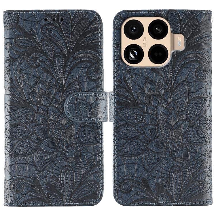 Lace Flower Embossing Flip Leather Phone Case, For Xiaomi 17 Pro, For Xiaomi 17, For Xiaomi 15T Pro 5G, For Xiaomi 15T 5G, For Xiaomi Poco F7 Ultra / Redmi K80 Pro, For Xiaomi Poco F7 Pro / Redmi K80, For Xiaomi Poco C75 4G / Poco M7, For Xiaomi 15 Ultra