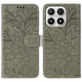 Lace Flower Embossing Flip Leather Phone Case, For Xiaomi 17 Pro, For Xiaomi 17, For Xiaomi 15T Pro 5G, For Xiaomi 15T 5G, For Xiaomi Poco F7 Ultra / Redmi K80 Pro, For Xiaomi Poco F7 Pro / Redmi K80, For Xiaomi Poco C75 4G / Poco M7, For Xiaomi 15 Ultra