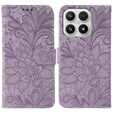 Lace Flower Embossing Flip Leather Phone Case, For Xiaomi 17 Pro, For Xiaomi 17, For Xiaomi 15T Pro 5G, For Xiaomi 15T 5G, For Xiaomi Poco F7 Ultra / Redmi K80 Pro, For Xiaomi Poco F7 Pro / Redmi K80, For Xiaomi Poco C75 4G / Poco M7, For Xiaomi 15 Ultra