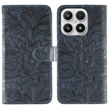 Lace Flower Embossing Flip Leather Phone Case, For Xiaomi 17 Pro, For Xiaomi 17, For Xiaomi 15T Pro 5G, For Xiaomi 15T 5G, For Xiaomi Poco F7 Ultra / Redmi K80 Pro, For Xiaomi Poco F7 Pro / Redmi K80, For Xiaomi Poco C75 4G / Poco M7, For Xiaomi 15 Ultra