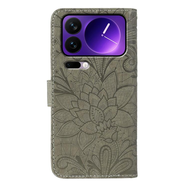 Lace Flower Embossing Flip Leather Phone Case, For Xiaomi 17 Pro, For Xiaomi 17, For Xiaomi 15T Pro 5G, For Xiaomi 15T 5G, For Xiaomi Poco F7 Ultra / Redmi K80 Pro, For Xiaomi Poco F7 Pro / Redmi K80, For Xiaomi Poco C75 4G / Poco M7, For Xiaomi 15 Ultra