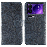 Lace Flower Embossing Flip Leather Phone Case, For Xiaomi 17 Pro, For Xiaomi 17, For Xiaomi 15T Pro 5G, For Xiaomi 15T 5G, For Xiaomi Poco F7 Ultra / Redmi K80 Pro, For Xiaomi Poco F7 Pro / Redmi K80, For Xiaomi Poco C75 4G / Poco M7, For Xiaomi 15 Ultra