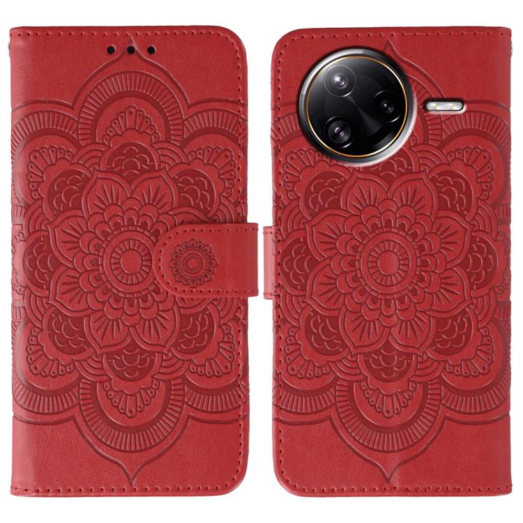 Sun Mandala Embossing Pattern Phone Leather Case, For Xiaomi 17 Pro, For Xiaomi 17, For Xiaomi 15T Pro 5G, For Xiaomi 15T 5G, For Xiaomi Poco F7 Ultra / Redmi K80 Pro, For Xiaomi Poco F7 Pro / Redmi K80