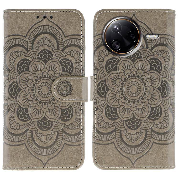 Sun Mandala Embossing Pattern Phone Leather Case, For Xiaomi 17 Pro, For Xiaomi 17, For Xiaomi 15T Pro 5G, For Xiaomi 15T 5G, For Xiaomi Poco F7 Ultra / Redmi K80 Pro, For Xiaomi Poco F7 Pro / Redmi K80
