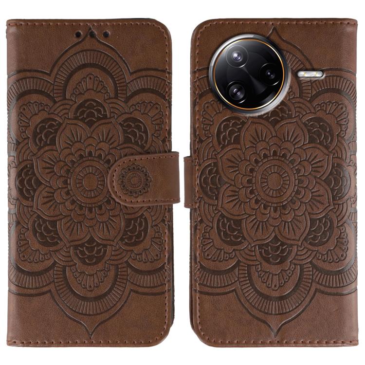 Sun Mandala Embossing Pattern Phone Leather Case, For Xiaomi 17 Pro, For Xiaomi 17, For Xiaomi 15T Pro 5G, For Xiaomi 15T 5G, For Xiaomi Poco F7 Ultra / Redmi K80 Pro, For Xiaomi Poco F7 Pro / Redmi K80