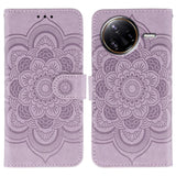 Sun Mandala Embossing Pattern Phone Leather Case, For Xiaomi 17 Pro, For Xiaomi 17, For Xiaomi 15T Pro 5G, For Xiaomi 15T 5G, For Xiaomi Poco F7 Ultra / Redmi K80 Pro, For Xiaomi Poco F7 Pro / Redmi K80