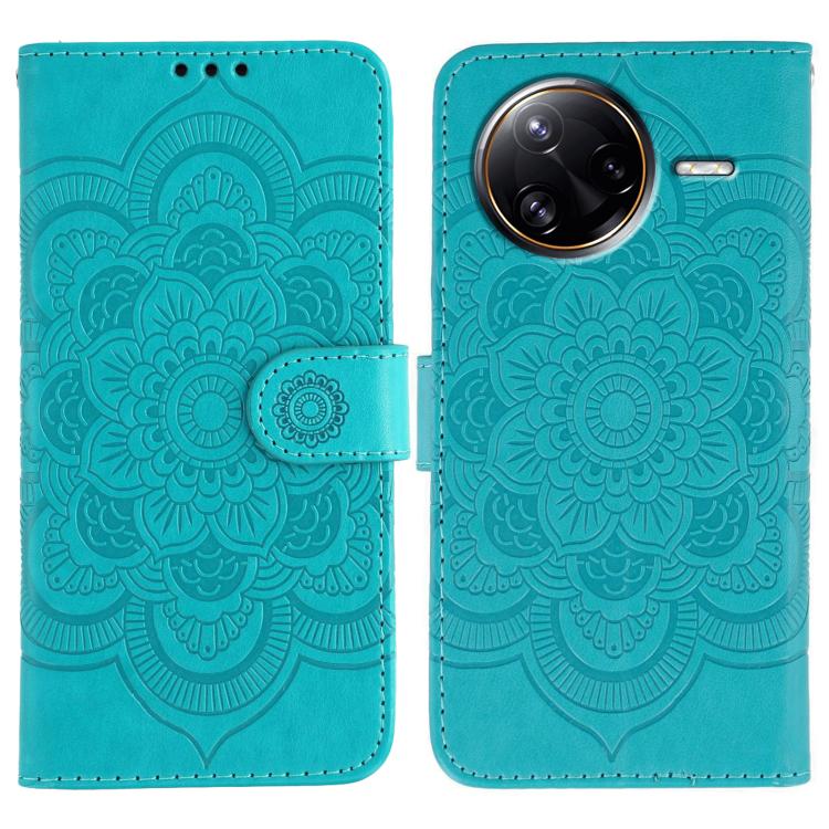 Sun Mandala Embossing Pattern Phone Leather Case, For Xiaomi 17 Pro, For Xiaomi 17, For Xiaomi 15T Pro 5G, For Xiaomi 15T 5G, For Xiaomi Poco F7 Ultra / Redmi K80 Pro, For Xiaomi Poco F7 Pro / Redmi K80
