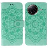 Sun Mandala Embossing Pattern Phone Leather Case, For Xiaomi 17 Pro, For Xiaomi 17, For Xiaomi 15T Pro 5G, For Xiaomi 15T 5G, For Xiaomi Poco F7 Ultra / Redmi K80 Pro, For Xiaomi Poco F7 Pro / Redmi K80