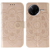 Sun Mandala Embossing Pattern Phone Leather Case, For Xiaomi 17 Pro, For Xiaomi 17, For Xiaomi 15T Pro 5G, For Xiaomi 15T 5G, For Xiaomi Poco F7 Ultra / Redmi K80 Pro, For Xiaomi Poco F7 Pro / Redmi K80