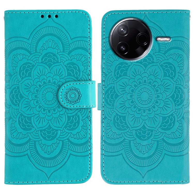 Sun Mandala Embossing Pattern Phone Leather Case, For Xiaomi 17 Pro, For Xiaomi 17, For Xiaomi 15T Pro 5G, For Xiaomi 15T 5G, For Xiaomi Poco F7 Ultra / Redmi K80 Pro, For Xiaomi Poco F7 Pro / Redmi K80