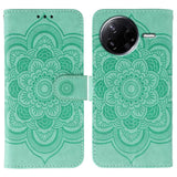 Sun Mandala Embossing Pattern Phone Leather Case, For Xiaomi 17 Pro, For Xiaomi 17, For Xiaomi 15T Pro 5G, For Xiaomi 15T 5G, For Xiaomi Poco F7 Ultra / Redmi K80 Pro, For Xiaomi Poco F7 Pro / Redmi K80