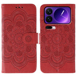 Sun Mandala Embossing Pattern Phone Leather Case, For Xiaomi 17 Pro, For Xiaomi 17, For Xiaomi 15T Pro 5G, For Xiaomi 15T 5G, For Xiaomi Poco F7 Ultra / Redmi K80 Pro, For Xiaomi Poco F7 Pro / Redmi K80