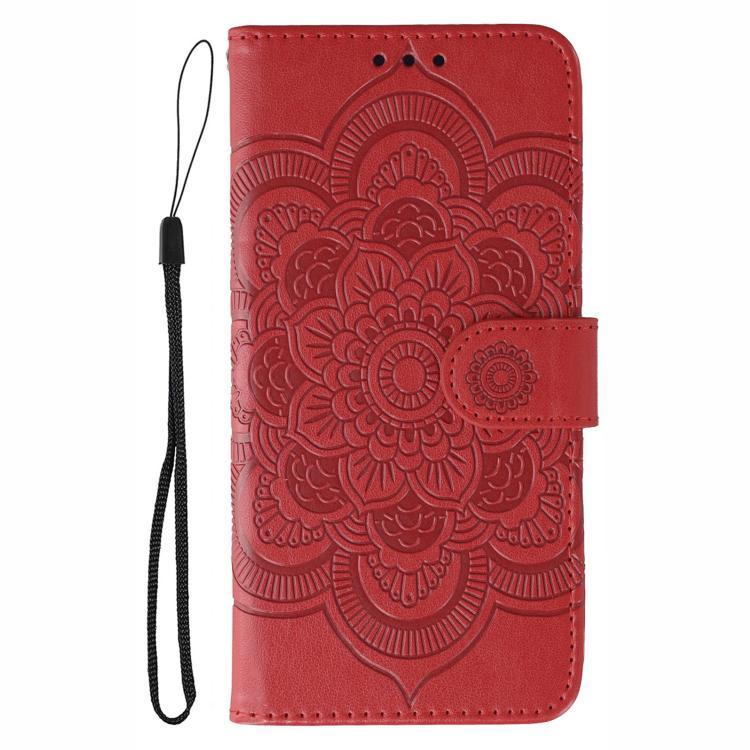 Sun Mandala Embossing Pattern Phone Leather Case, For Xiaomi 17 Pro, For Xiaomi 17, For Xiaomi 15T Pro 5G, For Xiaomi 15T 5G, For Xiaomi Poco F7 Ultra / Redmi K80 Pro, For Xiaomi Poco F7 Pro / Redmi K80