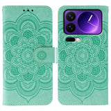 Sun Mandala Embossing Pattern Phone Leather Case, For Xiaomi 17 Pro, For Xiaomi 17, For Xiaomi 15T Pro 5G, For Xiaomi 15T 5G, For Xiaomi Poco F7 Ultra / Redmi K80 Pro, For Xiaomi Poco F7 Pro / Redmi K80