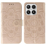Sun Mandala Embossing Pattern Phone Leather Case, For Xiaomi 17 Pro, For Xiaomi 17, For Xiaomi 15T Pro 5G, For Xiaomi 15T 5G, For Xiaomi Poco F7 Ultra / Redmi K80 Pro, For Xiaomi Poco F7 Pro / Redmi K80