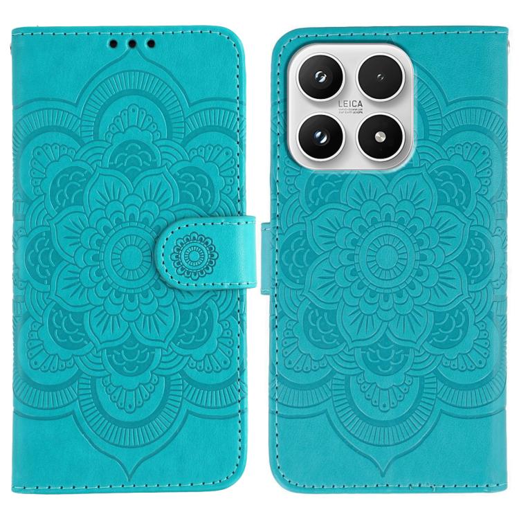 Sun Mandala Embossing Pattern Phone Leather Case, For Xiaomi 17 Pro, For Xiaomi 17, For Xiaomi 15T Pro 5G, For Xiaomi 15T 5G, For Xiaomi Poco F7 Ultra / Redmi K80 Pro, For Xiaomi Poco F7 Pro / Redmi K80