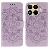 Sun Mandala Embossing Pattern Phone Leather Case, For Xiaomi 17 Pro, For Xiaomi 17, For Xiaomi 15T Pro 5G, For Xiaomi 15T 5G, For Xiaomi Poco F7 Ultra / Redmi K80 Pro, For Xiaomi Poco F7 Pro / Redmi K80