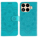 Sun Mandala Embossing Pattern Phone Leather Case, For Xiaomi 17 Pro, For Xiaomi 17, For Xiaomi 15T Pro 5G, For Xiaomi 15T 5G, For Xiaomi Poco F7 Ultra / Redmi K80 Pro, For Xiaomi Poco F7 Pro / Redmi K80