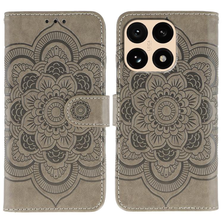 Sun Mandala Embossing Pattern Phone Leather Case, For Xiaomi 17 Pro, For Xiaomi 17, For Xiaomi 15T Pro 5G, For Xiaomi 15T 5G, For Xiaomi Poco F7 Ultra / Redmi K80 Pro, For Xiaomi Poco F7 Pro / Redmi K80