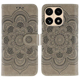 Sun Mandala Embossing Pattern Phone Leather Case, For Xiaomi 17 Pro, For Xiaomi 17, For Xiaomi 15T Pro 5G, For Xiaomi 15T 5G, For Xiaomi Poco F7 Ultra / Redmi K80 Pro, For Xiaomi Poco F7 Pro / Redmi K80