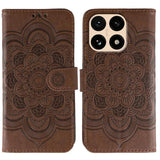 Sun Mandala Embossing Pattern Phone Leather Case, For Xiaomi 17 Pro, For Xiaomi 17, For Xiaomi 15T Pro 5G, For Xiaomi 15T 5G, For Xiaomi Poco F7 Ultra / Redmi K80 Pro, For Xiaomi Poco F7 Pro / Redmi K80