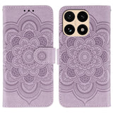 Sun Mandala Embossing Pattern Phone Leather Case, For Xiaomi 17 Pro, For Xiaomi 17, For Xiaomi 15T Pro 5G, For Xiaomi 15T 5G, For Xiaomi Poco F7 Ultra / Redmi K80 Pro, For Xiaomi Poco F7 Pro / Redmi K80