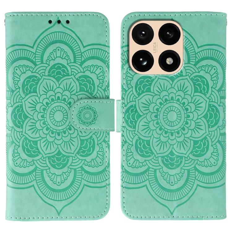 Sun Mandala Embossing Pattern Phone Leather Case, For Xiaomi 17 Pro, For Xiaomi 17, For Xiaomi 15T Pro 5G, For Xiaomi 15T 5G, For Xiaomi Poco F7 Ultra / Redmi K80 Pro, For Xiaomi Poco F7 Pro / Redmi K80