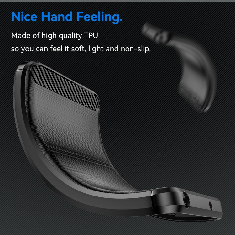 Carbon Fiber Brushed Texture TPU Phone Case, For Xiaomi 14T Pro, For Xiaomi 14 Civi, For Xiaomi Civi 4 Pro