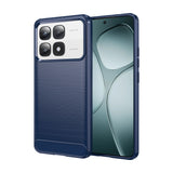 Carbon Fiber Brushed Texture TPU Phone Case, For Xiaomi 14T Pro, For Xiaomi 14 Civi, For Xiaomi Civi 4 Pro