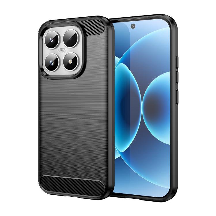 Carbon Fiber Brushed Texture TPU Phone Case, For Xiaomi Poco X8 Pro Max 5G, For Xiaomi Poco X8 Pro 5G, For Xiaomi 17 Ultra, For Xiaomi 17 Pro Max, For Xiaomi 17 Pro, For Xiaomi 17, For Xiaomi Poco M7 4G 169mm, For Xiaomi Poco M7 Plus 5G                ...