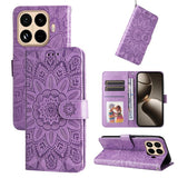 Embossed Sunflower Leather Phone Case, For Xiaomi 15T Pro 5G, For Xiaomi 15T 5G, For Xiaomi 15 Ultra, For Xiaomi 15 Pro, For Xiaomi 15, For Xiaomi 14T Pro, For Xiaomi 14T, For Xiaomi Poco F6