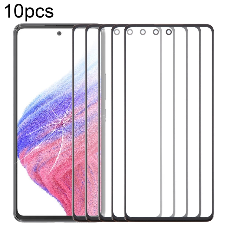 10pcs Front Screen Outer Glass Lens with OCA Optically Clear Adhesive, For Samsung Galaxy F15 SM-E156B, For Samsung Galaxy A15 5G SM-A156B, For Samsung Galaxy A55 SM-A556B, For Samsung Galaxy A35 SM-A356B, For Samsung Galaxy S24+ SM-S926B              ...