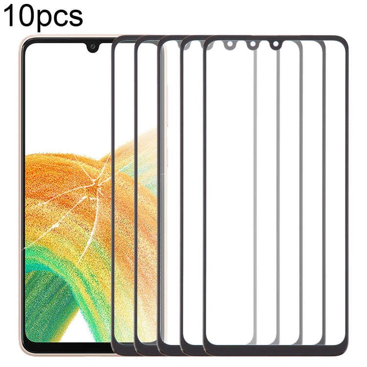 10pcs Front Screen Outer Glass Lens with OCA Optically Clear Adhesive, For Samsung Galaxy F15 SM-E156B, For Samsung Galaxy A15 5G SM-A156B, For Samsung Galaxy A55 SM-A556B, For Samsung Galaxy A35 SM-A356B, For Samsung Galaxy S24+ SM-S926B              ...