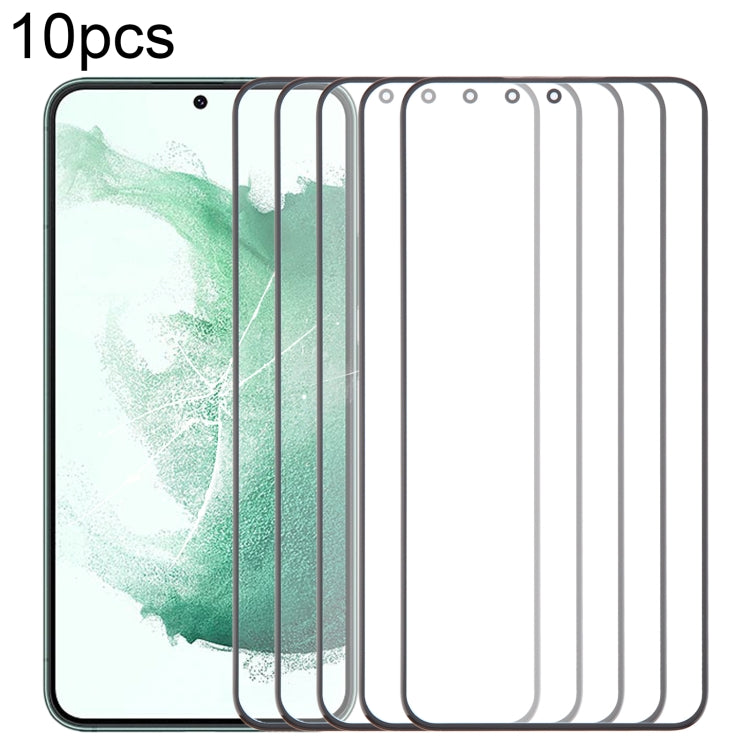 10pcs Front Screen Outer Glass Lens with OCA Optically Clear Adhesive, For Samsung Galaxy F15 SM-E156B, For Samsung Galaxy A15 5G SM-A156B, For Samsung Galaxy A55 SM-A556B, For Samsung Galaxy A35 SM-A356B, For Samsung Galaxy S24+ SM-S926B              ...